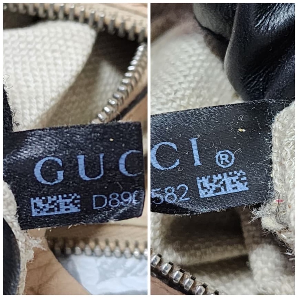 Authentic Gucci GG Canvas Medium Icon Bit Hobo Bag Beige/Brown - Picture 5 of 14